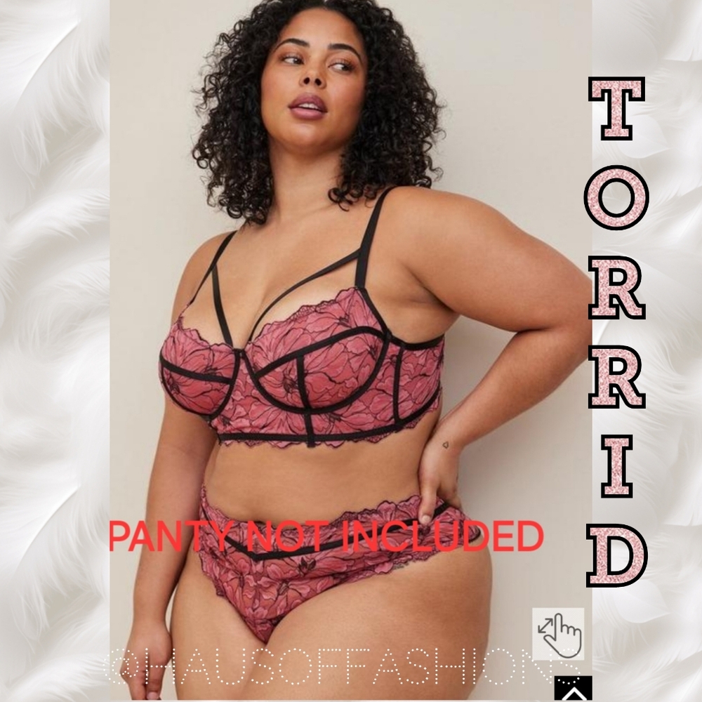 TORRID Underwire Mauve Pink Bralette!